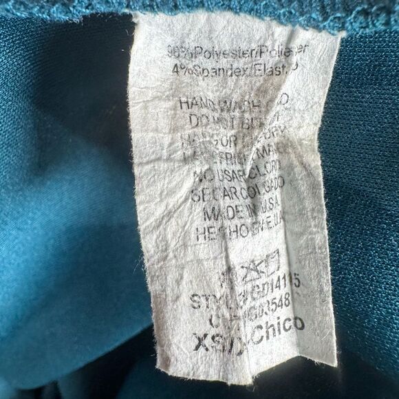 Windsor deep teal green pleated mini bodycon wrap dress size XS - Picture 7 of 8